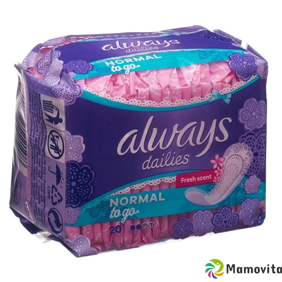 Always panty liner Singles odour neutralizing normal 20 pieces buy online