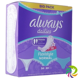 Always Panty Liner Fresh & Prot Normal Flexible 54 pieces