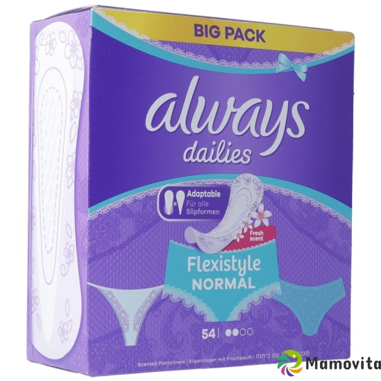 Always Panty Liner Fresh & Prot Normal Flexible 54 pieces buy online