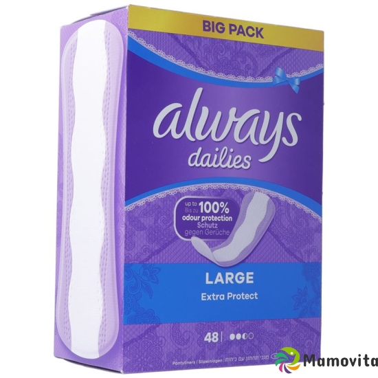 Always Panty Liner Extra Protection Large Bigpack 48 pieces buy online