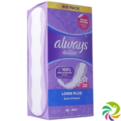 Always Panty Liner Extra Protection Long Plus 40 pieces