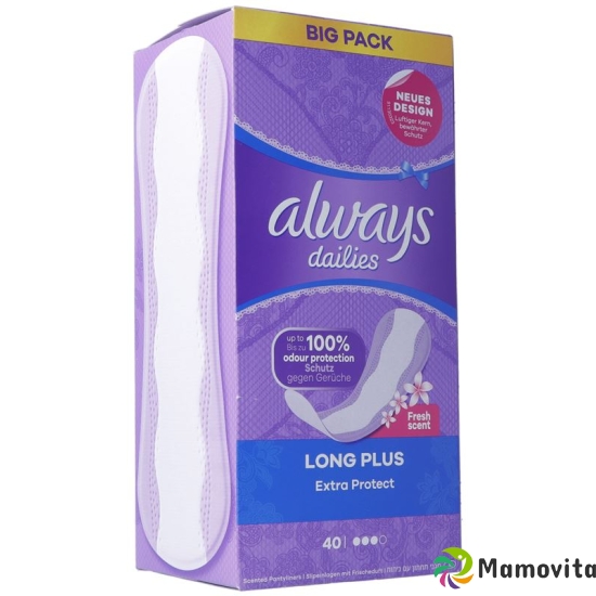 Always Panty Liner Extra Protection Long Plus 40 pieces buy online