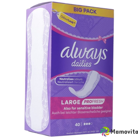 Always panty liner Profresh Large 40 pieces buy online