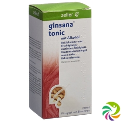 Ginsana Tonic mit Alkohol Flasche 250ml