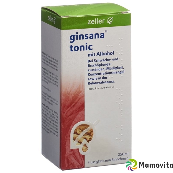 Ginsana Tonic mit Alkohol Flasche 250ml buy online