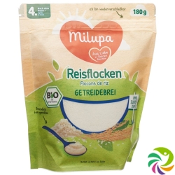 Milupa Organic Rice Flakes from the 4th month 180g