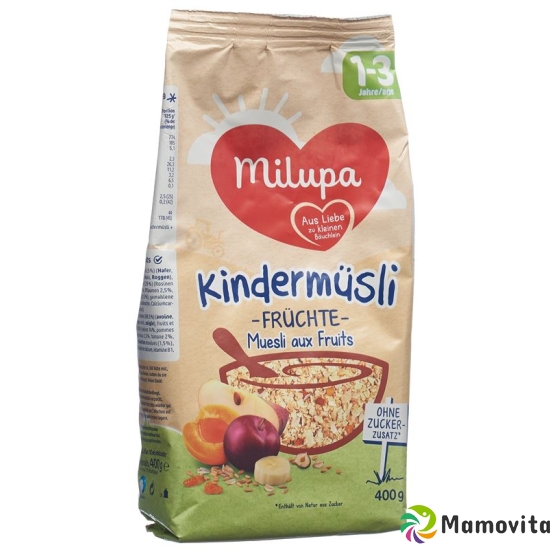 Milupa Kindermuesli Früchte ab dem 1. Jahr 400g buy online