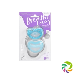 Curaprox Baby pacifier size 1 blue double new 2 pieces