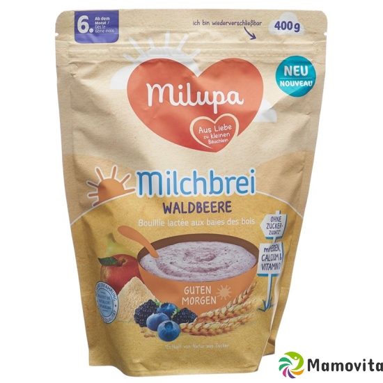 Milupa Bio Good Morning Fruits of the Forest Milk Mash from the 6. month 400g buy online