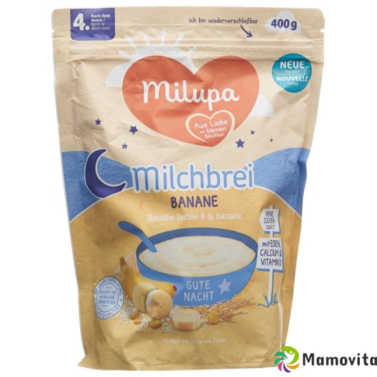 Milupa Good Night Banana Milk Mash from the 6. month 400g buy online