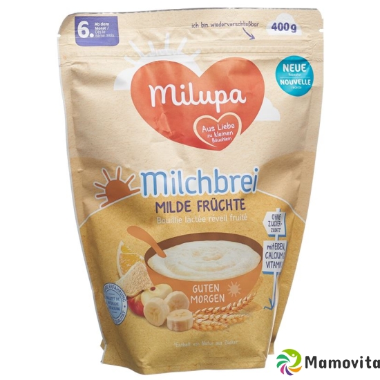 Milupa Good Morning Mild Fruits Milk Mash from the 6. month 400g buy online