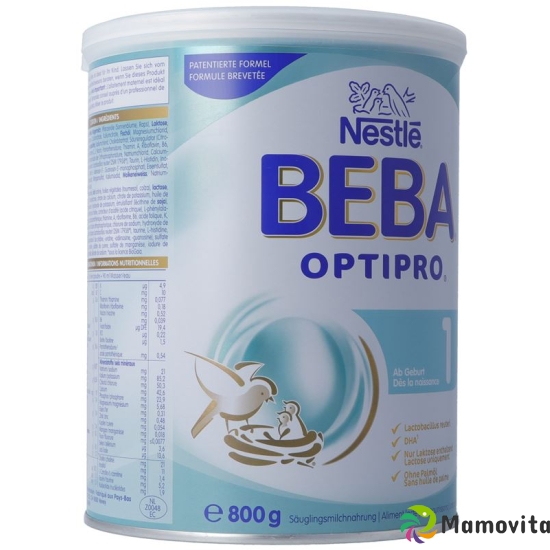 Beba Optipro 1 Ab Geburt (neu) Dose 800g buy online