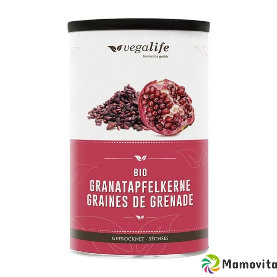 Vegalife Granatapfelkerne Getrocknet Dose 500g buy online