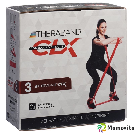 Thera Band Clx22m Loops 1.7kg Red Medium strength buy online