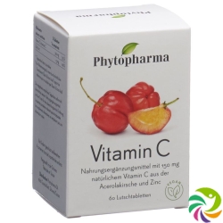 Phytopharma Vitamin C Lutschtabletten Dose 60 Stück