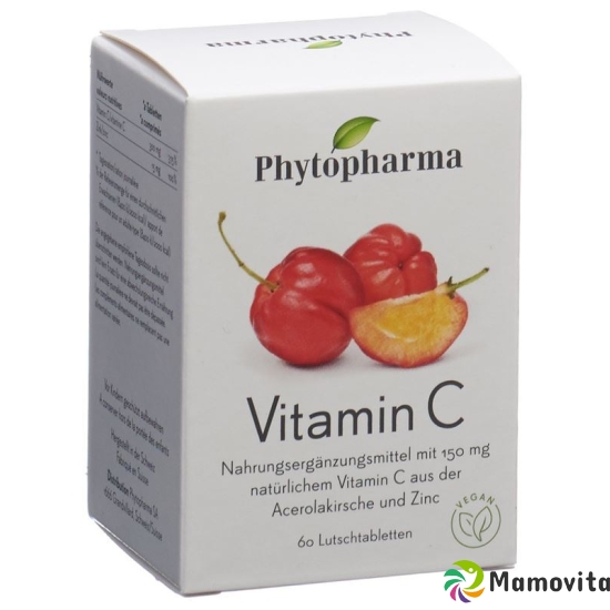 Phytopharma Vitamin C Lutschtabletten Dose 60 Stück buy online