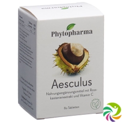 Phytopharma Aesculus Tabletten Dose 80 Stück