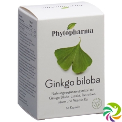 Phytopharma Ginkgo Biloba 60 capsules