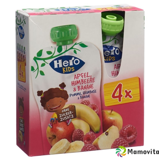 Hero Kids Smoothie Apfel Himb Ban Quat 4x 120g buy online