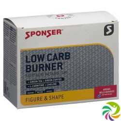 Sponser Low Carb Burner Pulver Wild Berries 20x 6g