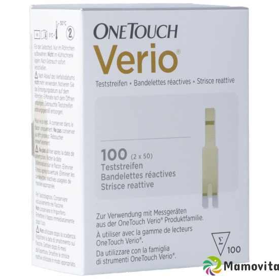 One Touch Verio test strips 2 x 50 pcs buy online