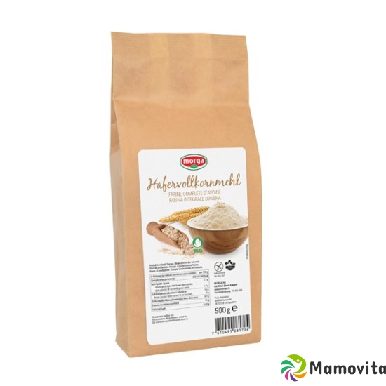 Morga Hafervollkornmehl Gf Bio Knospe 500g buy online