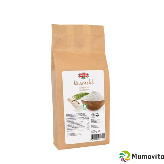 Morga Reismehl Gf Bio Knospe Beutel 500g buy online