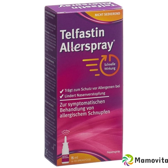 Telfastin Allerspray Nasal Spray bottle 15ml buy online