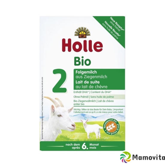 Holle organic follow-on milk 2 made from goat's milk 400 g buy online