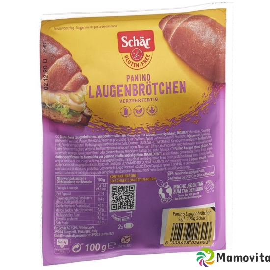 Schär Laugenbroetchen Glutenfrei 100g buy online