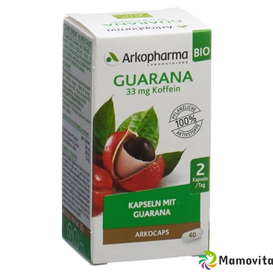 Arkocaps Guarana Kapseln Bio Dose 40 Stück buy online