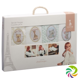 Sophie La Girafe 4 Piece Diaper Set