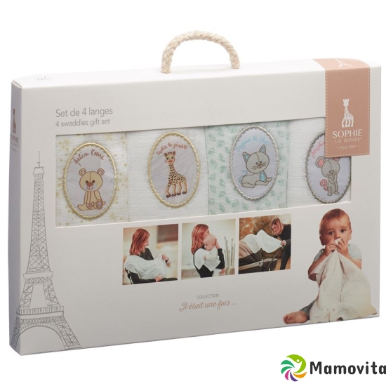 Sophie La Girafe 4 Piece Diaper Set buy online