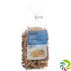 Biofarm Spiralen Hartweizen Ch Knospe 350g