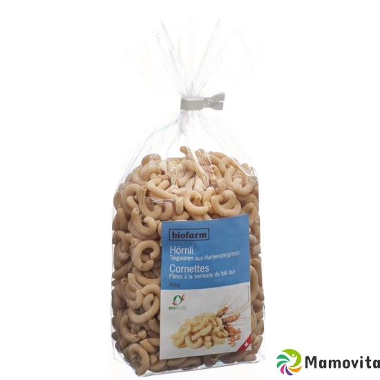 Biofarm Hörnli Hartweizen Ch Knospe 400g buy online