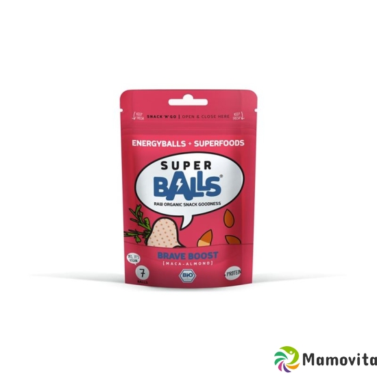 Super Balls Energyballs Brave Maca Mand 8x 48g buy online