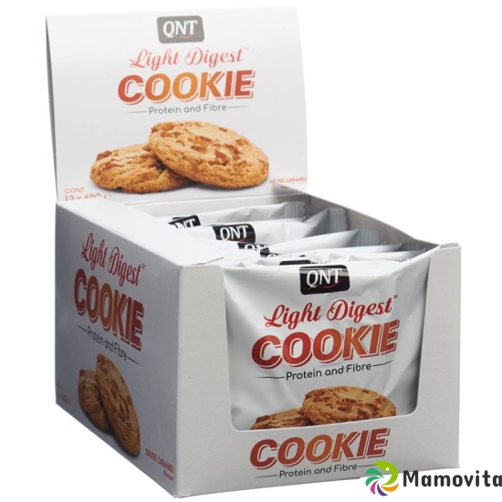 Qnt Light Digest Cookie Disp Salted Caramel 12x 60g buy online