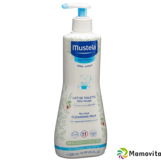 Mustela Reinigungsmilch Normale Haut O Abspül 500ml buy online