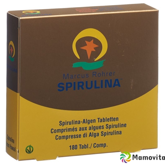 Spirulina Marcus Rohrer Tabletten Refill Beutel 180 Stück buy online