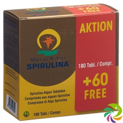 Spirulina Marcus Rohrer Tabletten 180 Stk+60 Stk Gratis