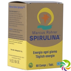 Spirulina Marcus Rohrer Tabletten Glasflasche 60 Stück