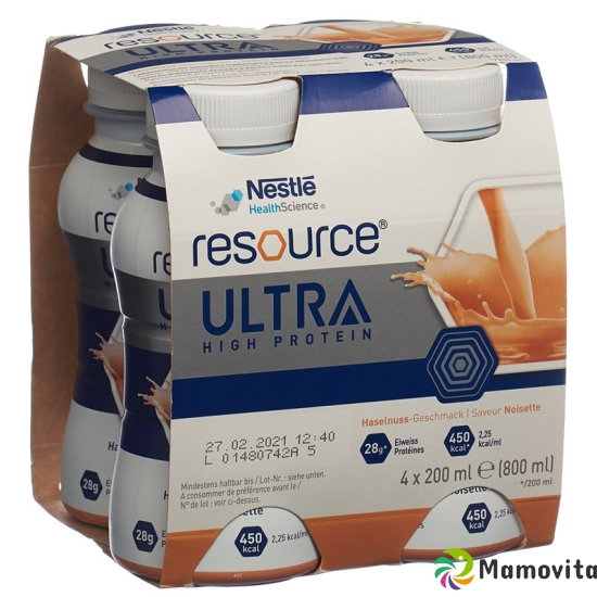 Resource Ultra Haselnuss 4 Flasche 200ml buy online