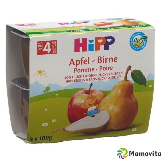 Hipp Fruchtpause Apfel Birne (neu) 4x 100g buy online