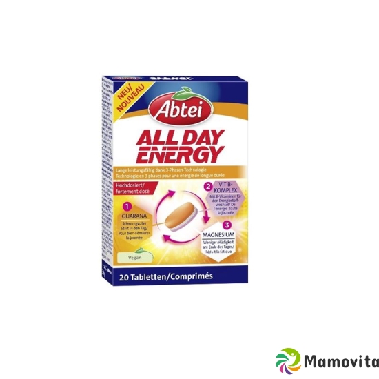 Abbey All Day Energy Tablets Blister 20 pieces buy online