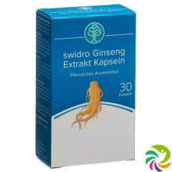 Swidro Ginseng Extrakt Kapseln 30 Stück