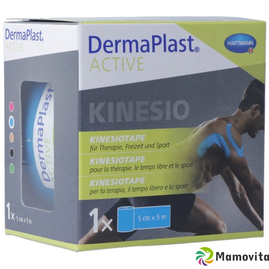 Dermaplast Active Kinesiotape 5cmx5m blue buy online