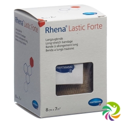 Rhena Lastic Forte 8cmx7m Hautfarbig (neu)