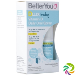 BetterYou Dlux Baby Vitamin D Daily Oral Spray 15ml