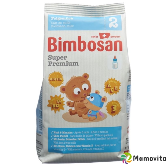 Bimbosan Super Premium 2 follow-on milk refill 400 g buy online