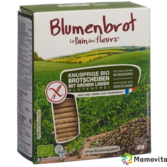 Blumenbrot Knusprige Schnitten Grüne Linsen 150g buy online